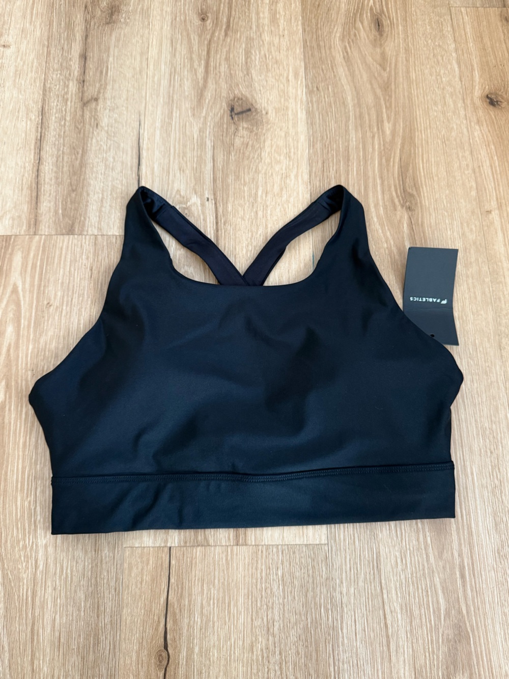Fabletics No Bounce sports bra- Black size Large